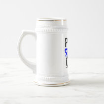 Colon Cancer Peace Love Cure Mug