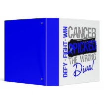Colon Cancer Picked The Wrong Diva Binder by cancerapparel Colon Cancer Picked The Wrong Diva Binder