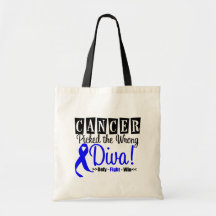 Colon Cancer Picked The Wrong Diva v2 Bag
