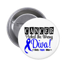 Colon Cancer Picked The Wrong Diva v2 Button