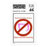 Colon Cancer Screening  Postage Stamp