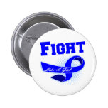Colon Cancer Sporty Fight Like A Girl buttons