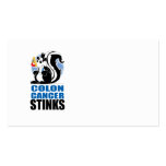 Colon Cancer Stinks Business Card Templates