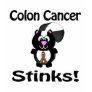 Colon Cancer Stinks Skunk Awareness Design Tees