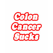 Colon Cancer Sucks t-shirts