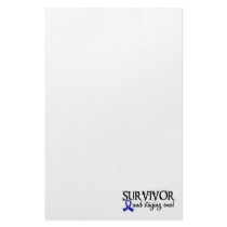 Colon Cancer Survivor 18 Stationery Design