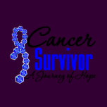 Colon Cancer Survivor Awareness Journey Ribbon