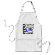 Colon Cancer Survivor Collage Aprons