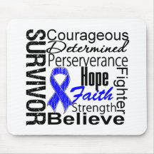 Colon Cancer Survivor Collage Mousepad