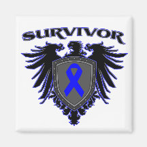 Colon Cancer Survivor Crest Magnet
