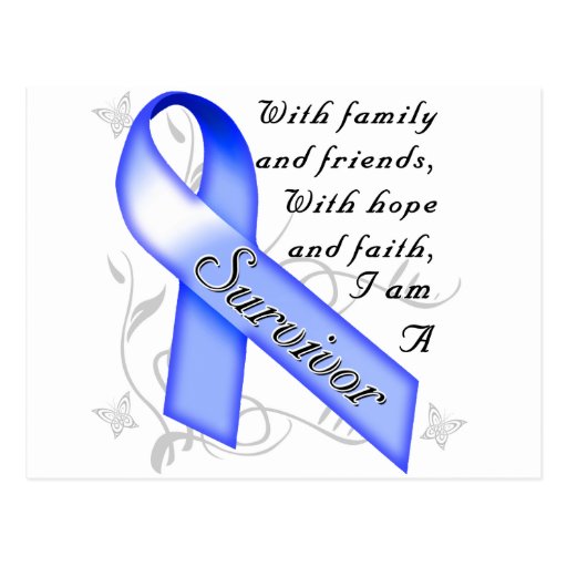 Colon Cancer Survivor Post Cards