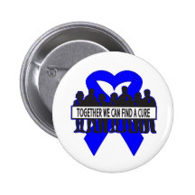 Colon Cancer Together We Can Find A Cure Pinback Buttons