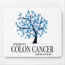 Colon Cancer Tree Mouse Pads