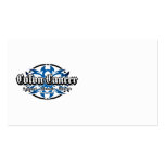 Colon Cancer Tribal Business Card