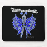 Colon Cancer Warrior Celtic Butterfly Mouse Pads