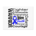 Colon Cancer Warrior Collage Postcards