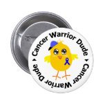 Colon Cancer Warrior Dude Pins