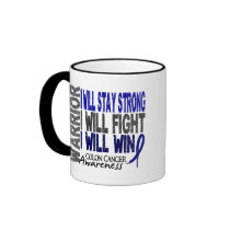 Colon Cancer Warrior Mugs