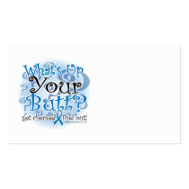 Colon Cancer What's Up Your Butt? Business Card