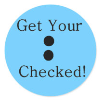 Colon Check stickers