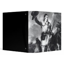 Colonel Davy Crockett Vinyl Binder