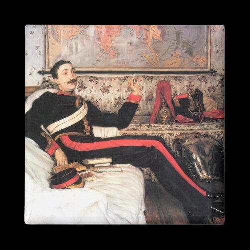 Colonel Frederick Gustavus Burnaby by James Tissot Magnet