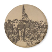 Colonel Roosevelt and his Rough Riders Refrigerator Magnet