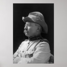 Colonel Theodore Roosevelt from 1898 Print