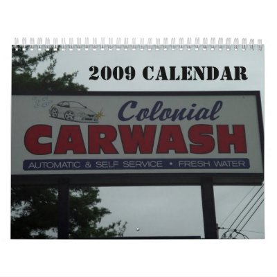 Colonial Carwash Calendar by ColonialDan