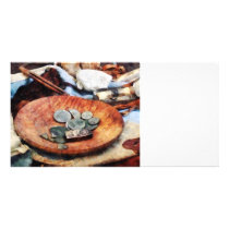 Colonial Coins Personalized Photo Card