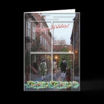 Colonial Happy Holidays cards
