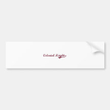 Colonial Heights Virginia Classic Design Bumper Stickers