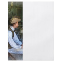 Colonial Man in Kitchen Full Color Flyer