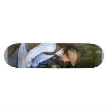 Colonial Man in Kitchen Skate Deck
