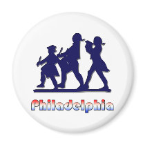 Colonial Philadelphia Refrigerator Magnets
