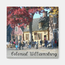 Colonial Williamsburg Fridge Magnet