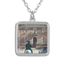 Colonial Williamsburg Man on Horse Pendants