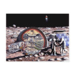 Colonization of the Moon Post Cards