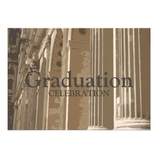 Colonnade Graduation Invitation
