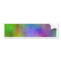 Color Abstract Bumper Sticker
