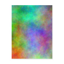 Color Abstract Post Card