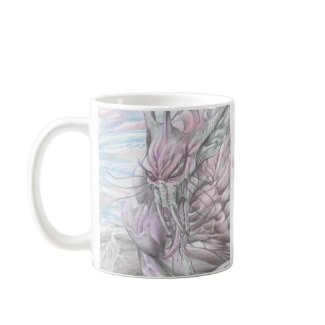 Color Alien Monster Futuristic Sci-Fi Mug - Al Rio mug