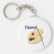 Color Artist Palette Keychain