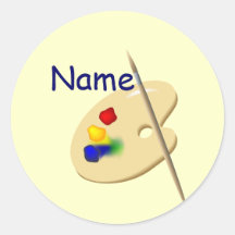 Color Artist Palette Sticker