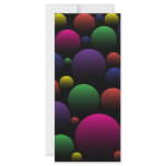 Color Balls Rack Card Template