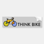 color bike bumper sticker