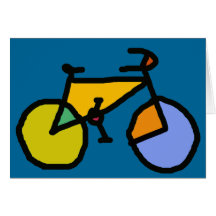 color bike card