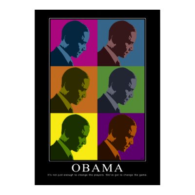 "Color Blind" Obama Print by Sutako