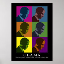 "Color Blind" Obama Print