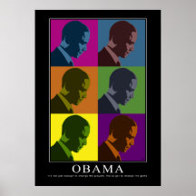 "Color Blind" Obama Print